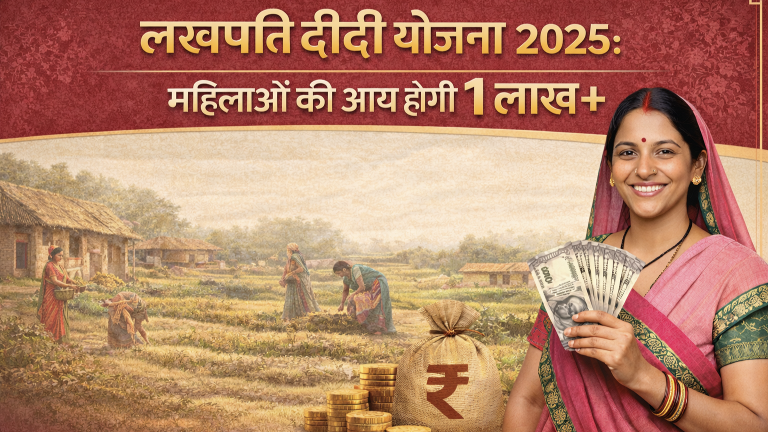 लखपति दीदी योजना 2025: महिलाओं की आय होगी 1 लाख+