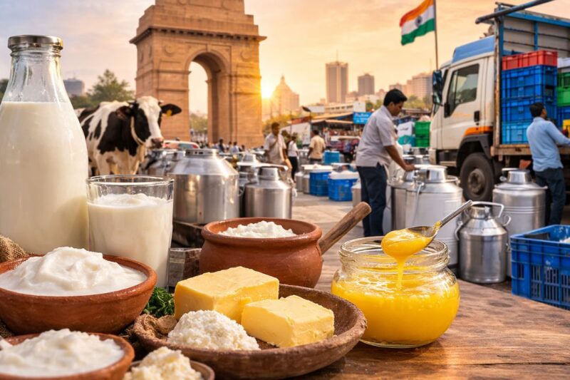 Dairy in Delhi-NCR: दिल्ली-NCR डेयरी की बनेगी बड़ी दूध मंडी, अब सरस भी करेगी एंट्री, ₹2,000 करोड़ के बजट से राजस्थान डेयरी का विस्तार, पशुपालकों को प्रति लीटर ₹5 बोनस, 2047 तक रोजाना 2 करोड़ लीटर दूध प्रोसेसिंग का लक्ष्य