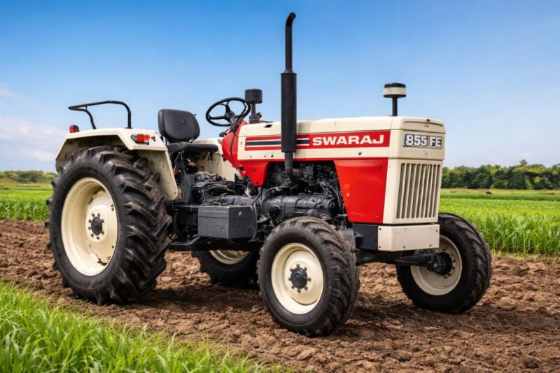Swaraj 855 FE ट्रैक्टर 2026: कीमत, स्पेसिफिकेशन, रिव्यू और वेरिएंट, 55HP का दमदार ट्रैक्टर, 8 फॉरवर्ड + 2 रिवर्स गियर, 2200 किलो लिफ्टिंग, ₹8.50 से ₹9.20 लाख कीमत, जानें पूरी जानकारी
