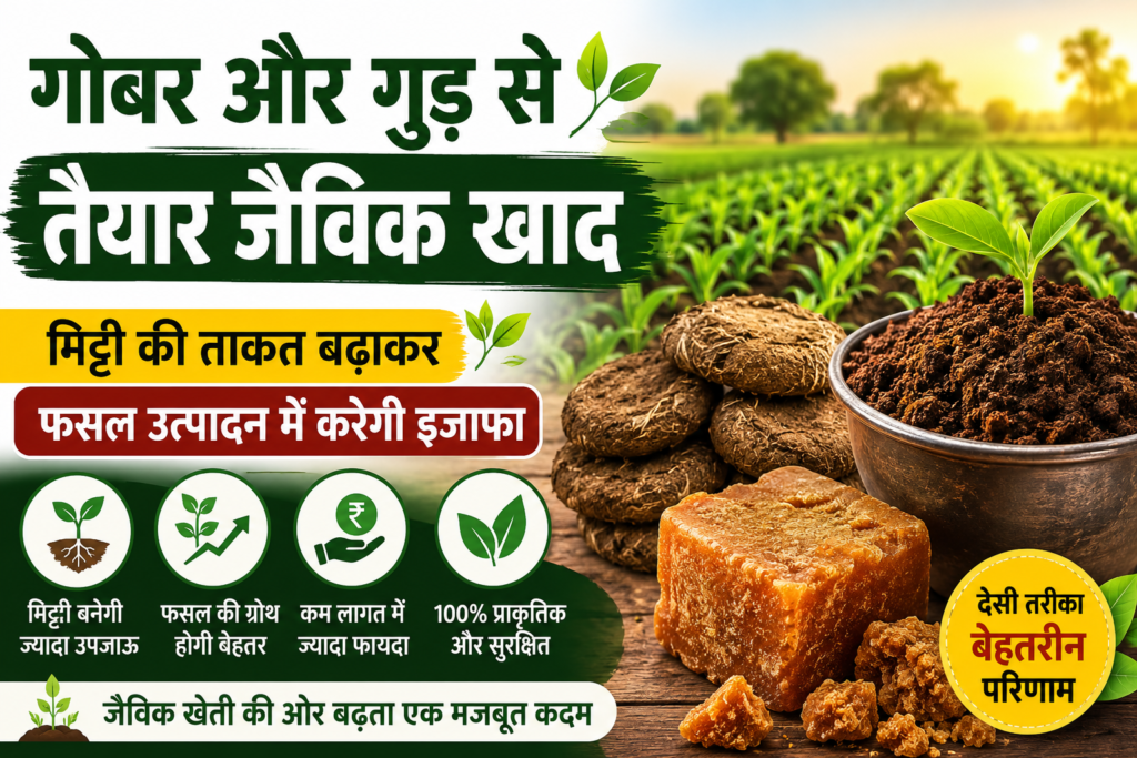 Gobar Aur Gud Se Taiyar Jaivik Khad