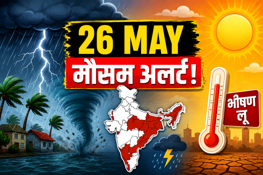 Aaj Ka Mausam Alert 26 May