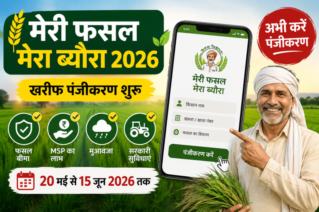 Haryana Meri Fasal Mera Byora 2026