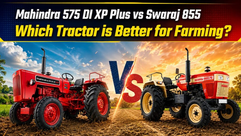Mahindra 575 DI XP Plus vs Swaraj 855 FE