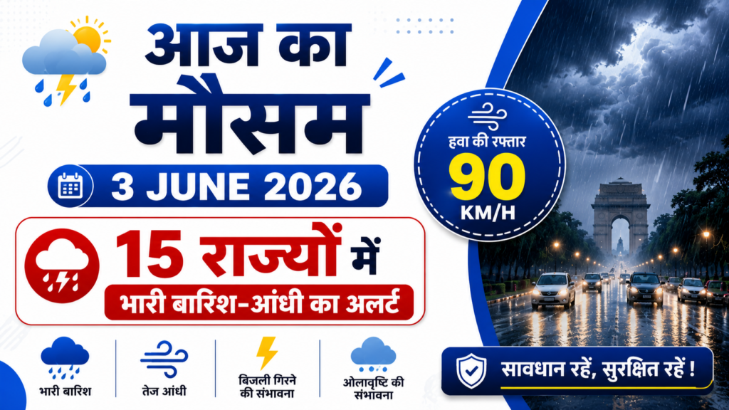 Aaj Ka Mausam 3 June 2026