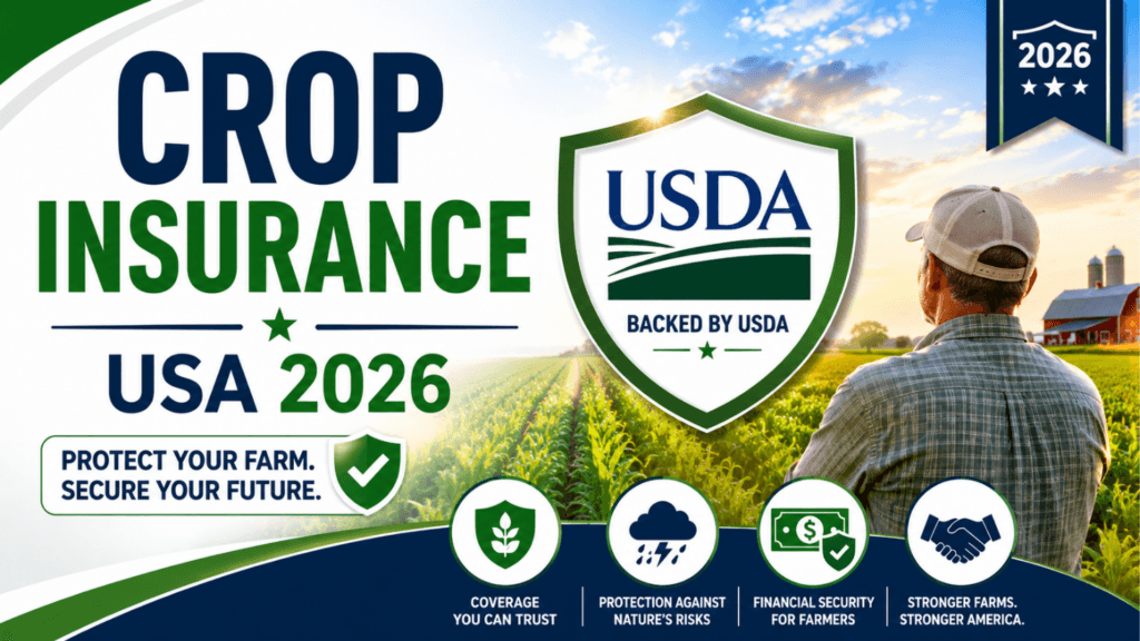 Crop Insurance USA 2026 USDA guide for farmers and farm income protection