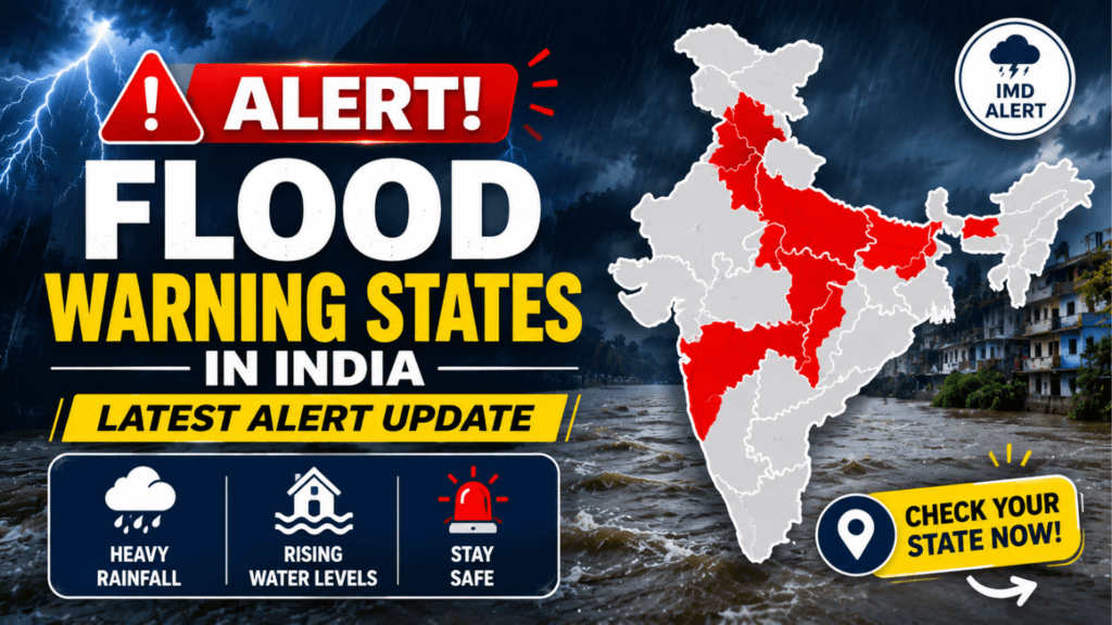 Flood Warning States in India latest IMD and CWC flood alert update July 2026