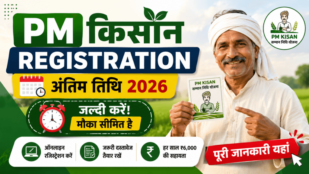 PM Kisan registration last date 2026 e-KYC guide