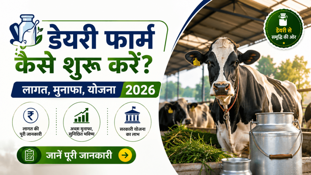 Dairy Farm Kaise Shuru Kare - लागत, मुनाफा और सरकारी योजना