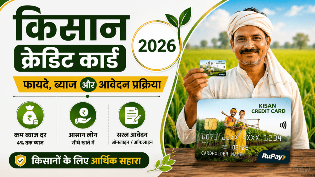 Kisan Credit Card 2026 - рдХрд┐рд╕рд╛рди рдХреНрд░реЗрдбрд┐рдЯ рдХрд╛рд░реНрдб рдХреА рдкреВрд░реА рдЬрд╛рдирдХрд╛рд░реА
