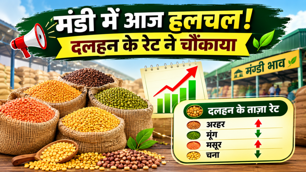 Dalhan Fasal Mandi Bhav Aaj Ka Rate - Chana Masoor Price Chart