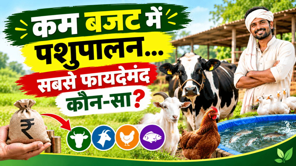कम बजट में पशुपालन सबसे फायदेमंद कौन-सा है
