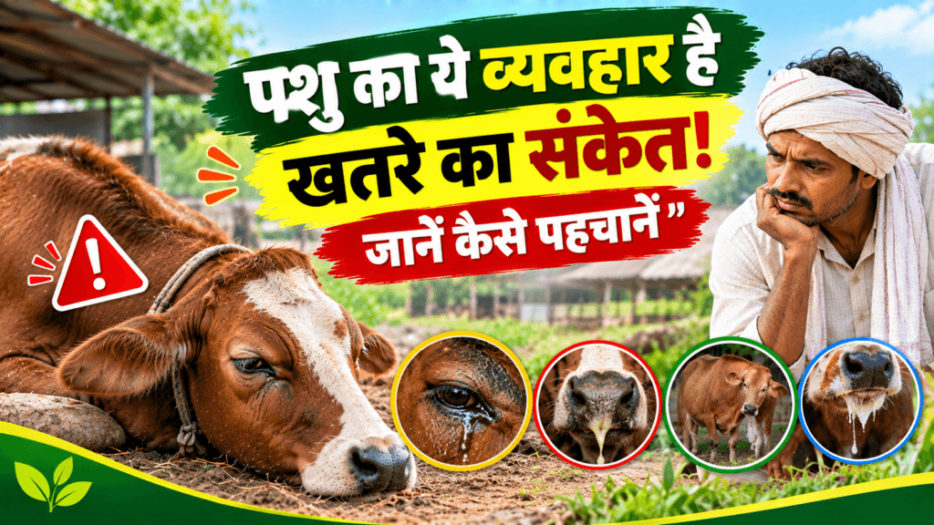 pashuon me bimari ke lakshan कैसे पहचानें